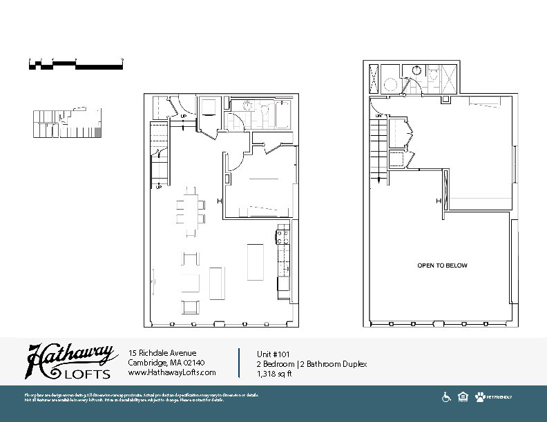 Floor Plans Hathaway Lofts Cambridge Apartments Porter