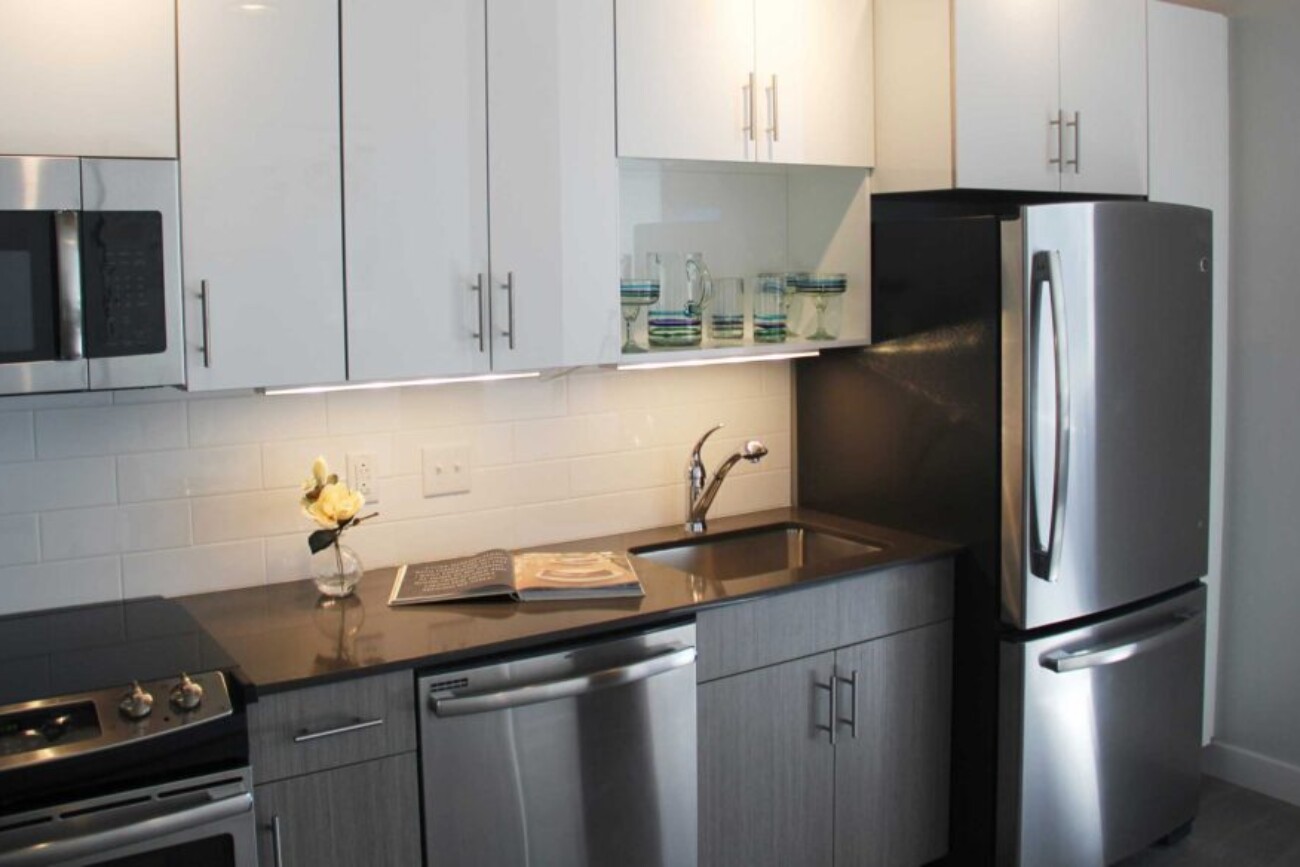 Hathaway Lofts Stainless Steel Kitchen